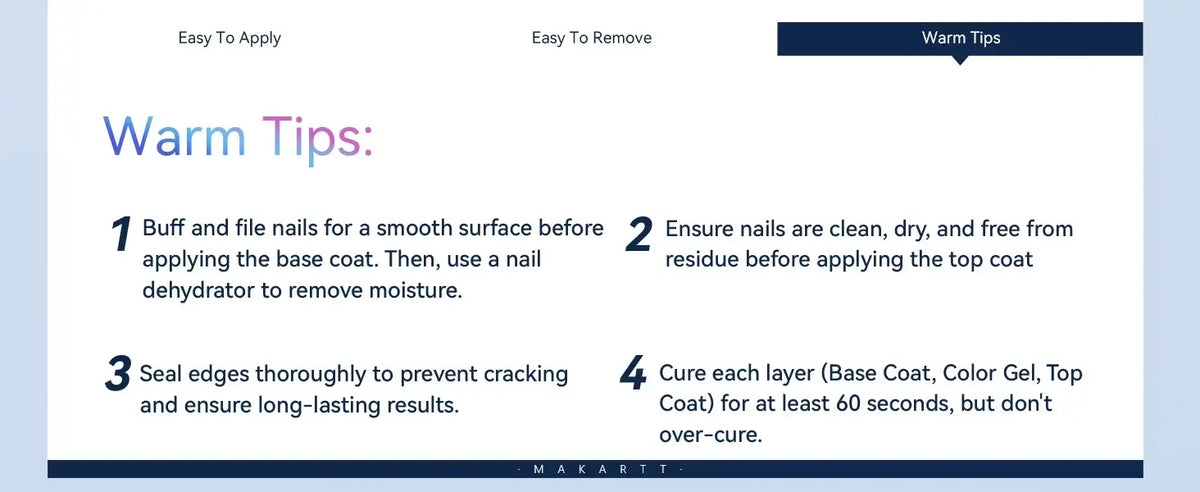 Makartt No-Wipe Gel Top Coat, 2 × 10 ml