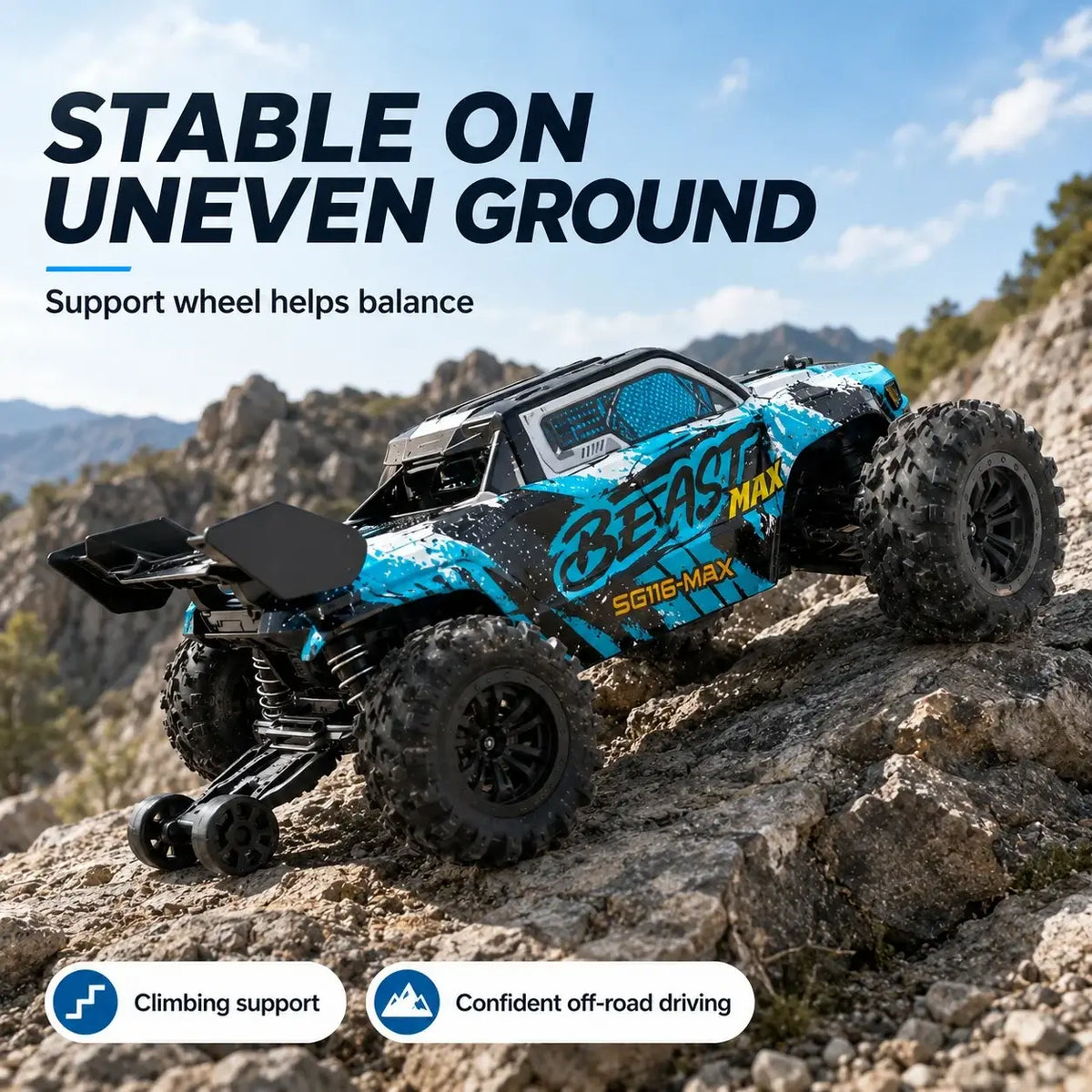 ZNLYRION SG116 4WD Off-Road RC Truck