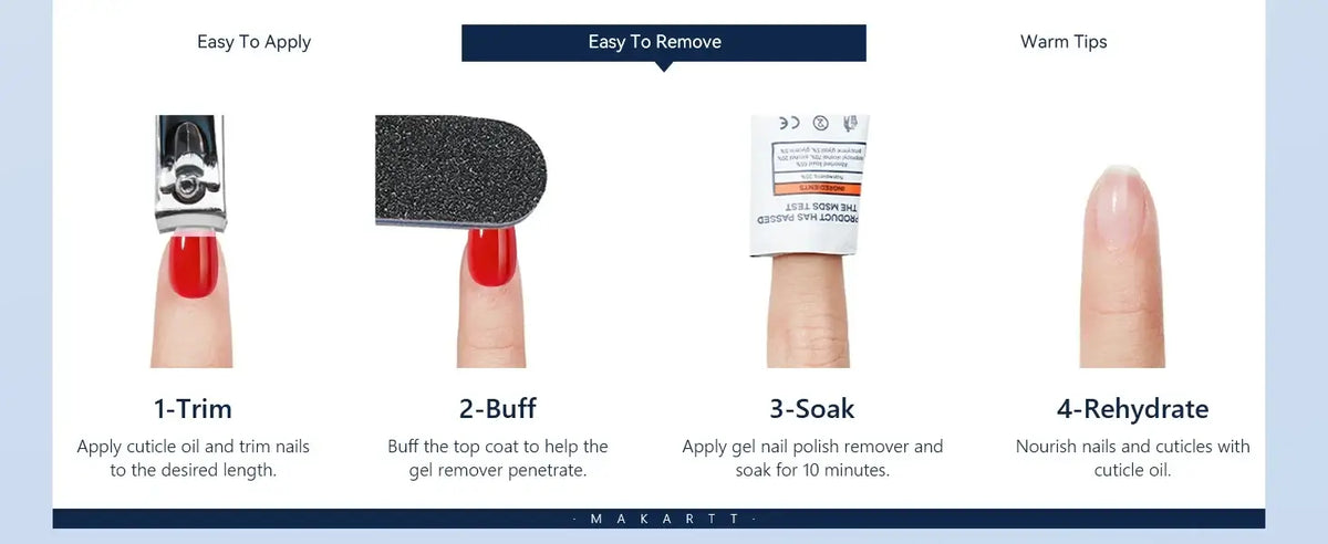 Makartt No-Wipe Gel Top Coat, 2 × 10 ml