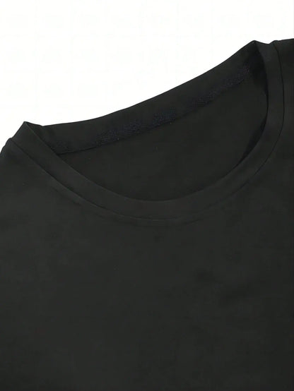 Y2K Gothic Print Oversized Cotton T-Shirt