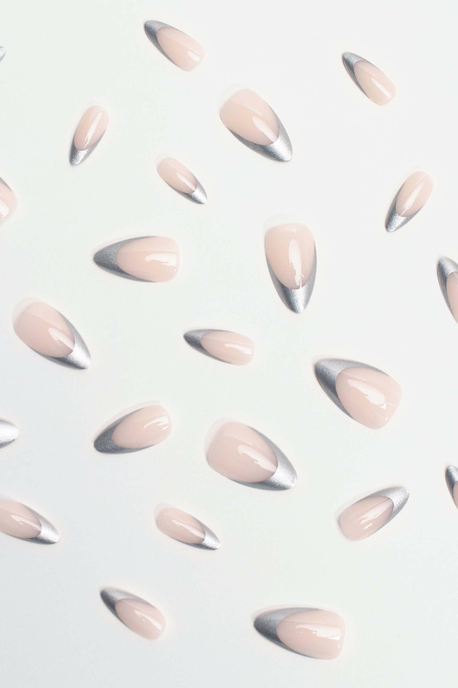 Tipped in Reflection | Soft &amp; Durable Press-On Nails