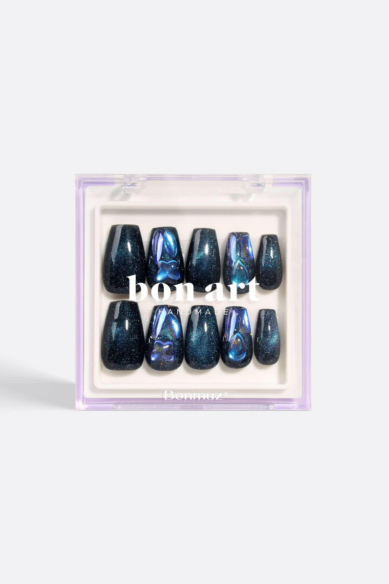 Sapphire Stardust | Pro Handmade Gel Nails