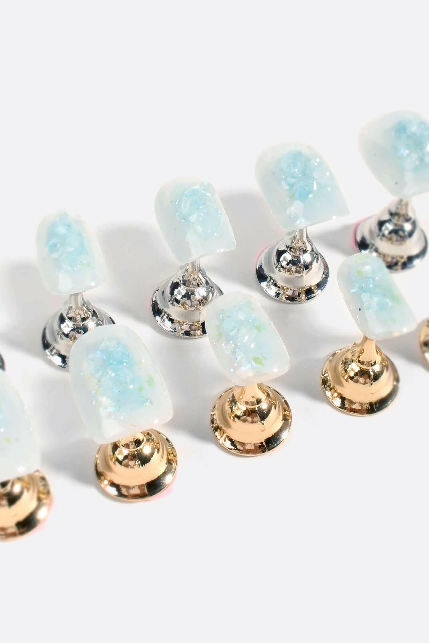 Glacial Gleam | Pro Handmade Gel Nails.