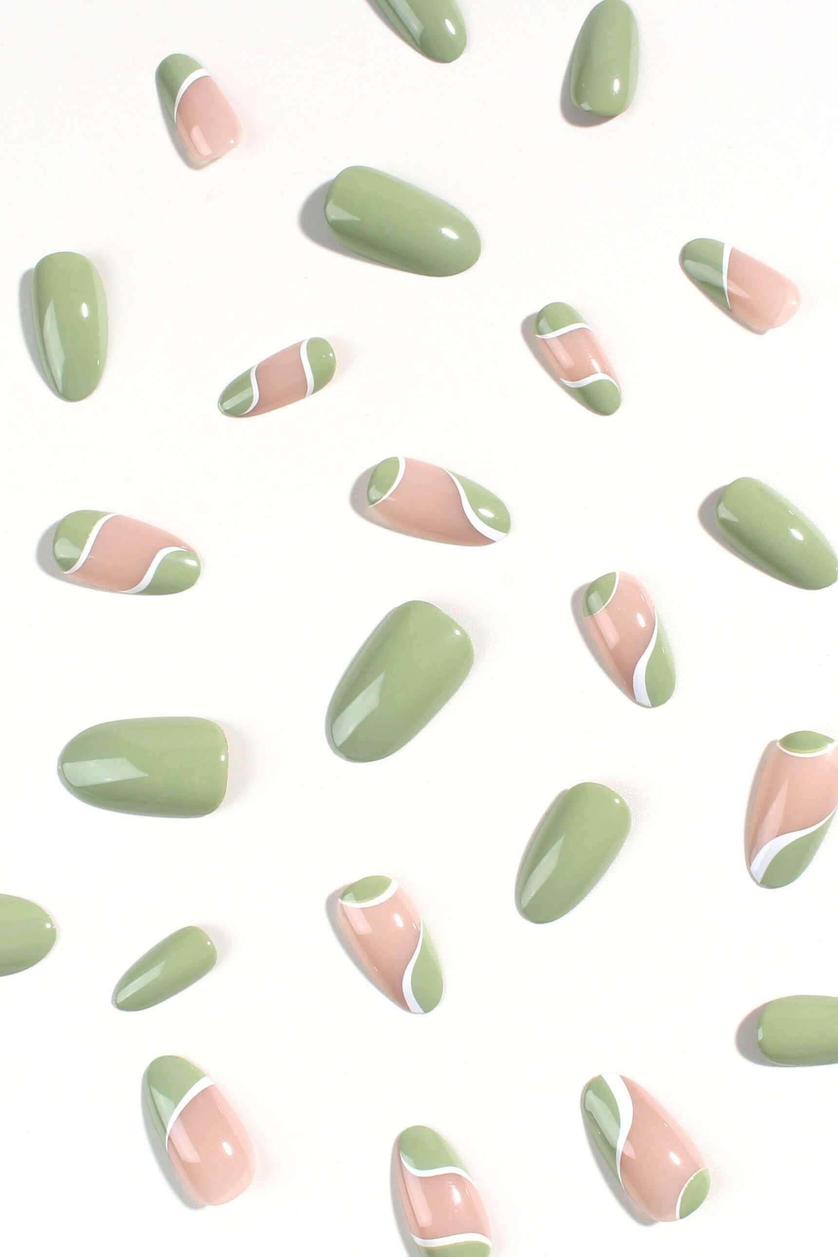 Matcha Delight | Soft &amp; Durable Press-On Nails