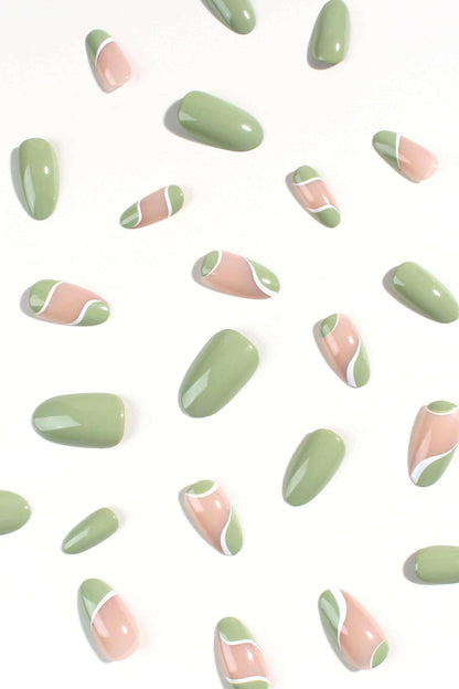 Matcha Delight | Soft &amp; Durable Press-On Nails