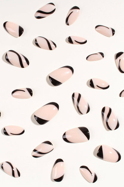 Satin Black | Soft &amp; Durable Press-On Nails