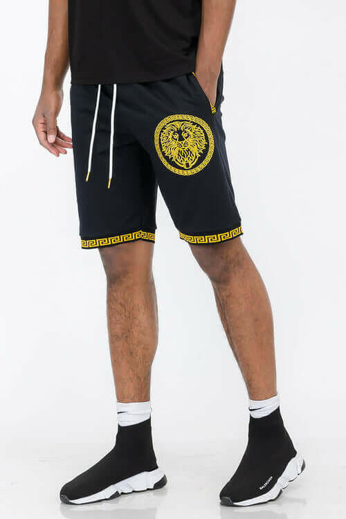 Lion Head Shorts.