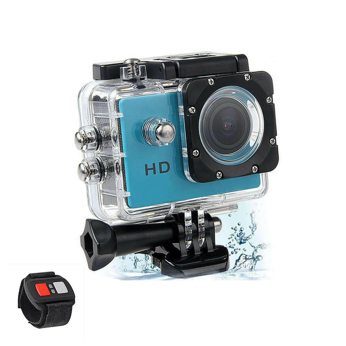 4K  Waterproof All Digital UHD WiFi Camera + RF Remote And Accessories.