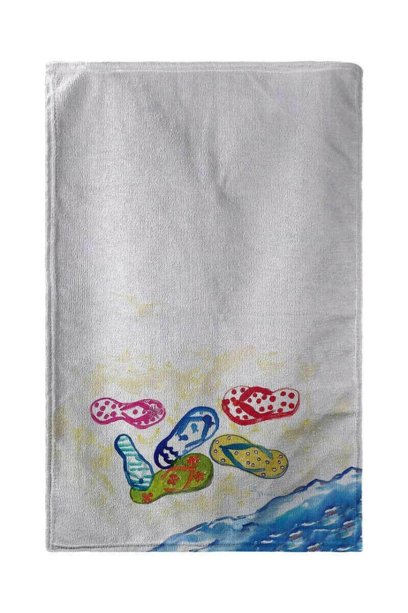 Betsy Drake BT404 30 x 50 in. Flip Flops Beach Towel.