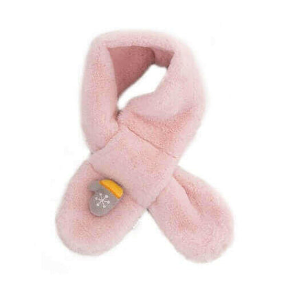 Baby Children Girls Cute Plush Fur Scarf Collar.