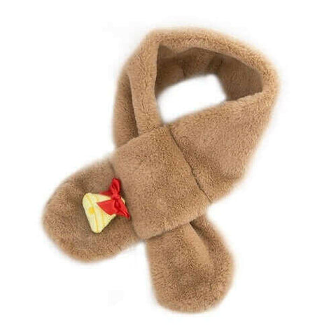 Baby Children Girls Cute Plush Fur Scarf Collar.