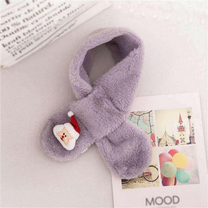 Baby Children Girls Cute Plush Fur Scarf Collar.