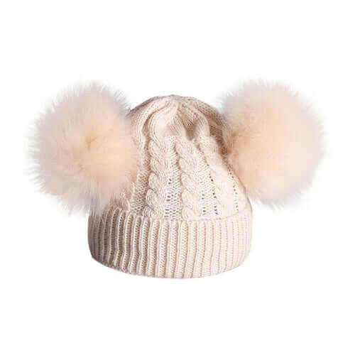 Baby Children Hat Knitting Wool Hemming Hat.