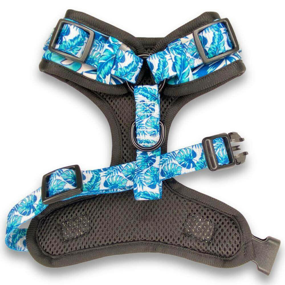 Beach Vibes Dog Harness &amp; Leash Set