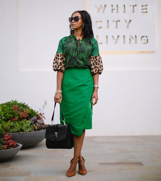 Tropical Statement Skirt.