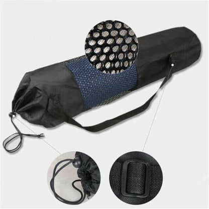 Black Outdoor Yoga Mat Roller storage Bag.