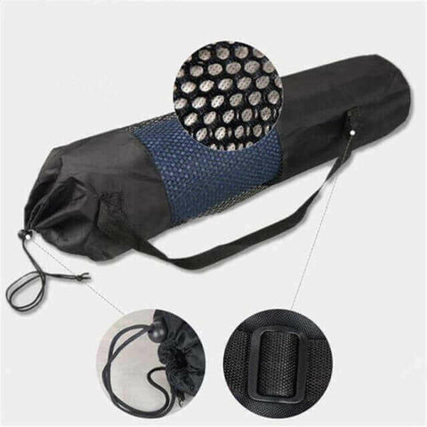 Black Outdoor Yoga Mat Roller storage Bag