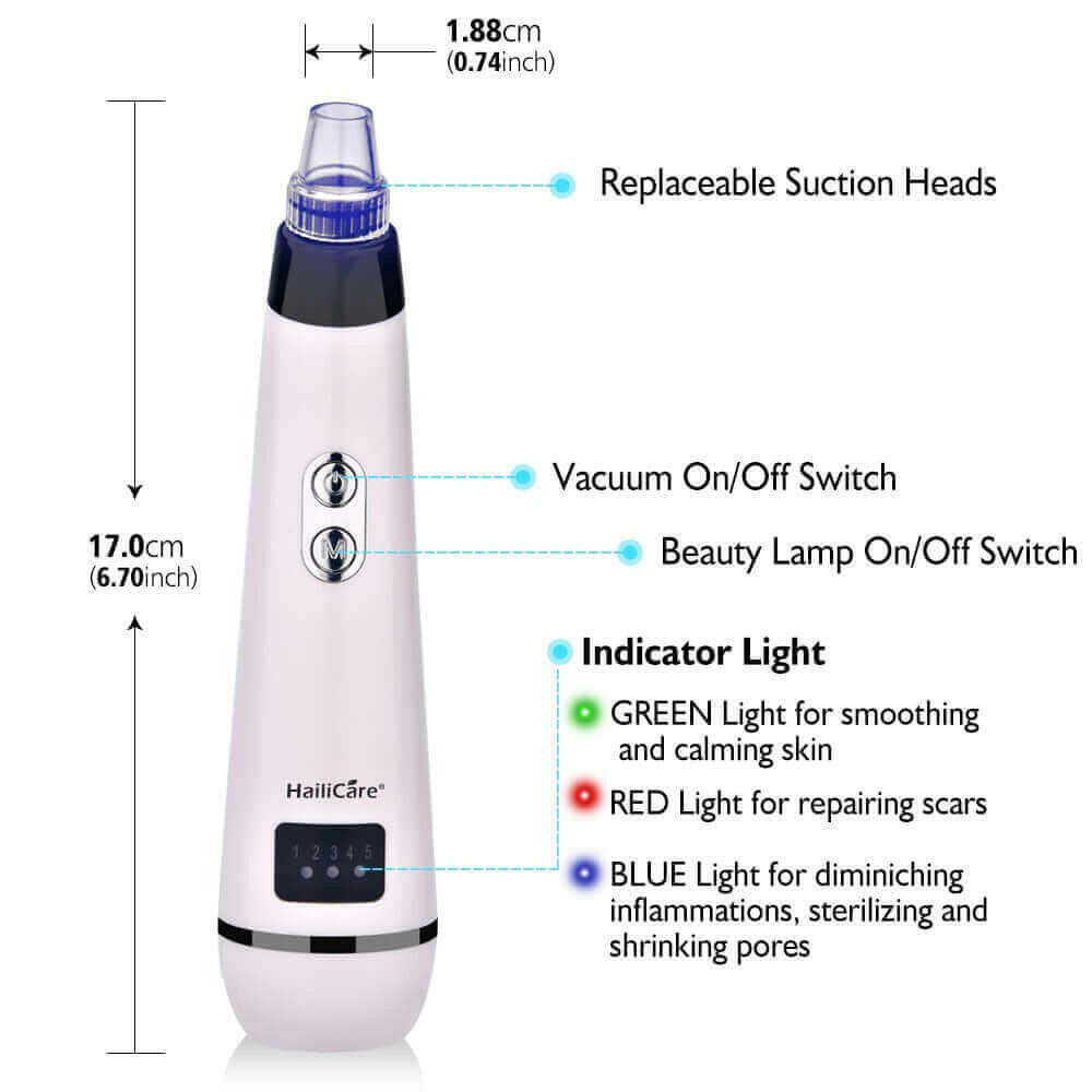 Blackhead Remover Skin Care Face Clean Pore Vacuum.