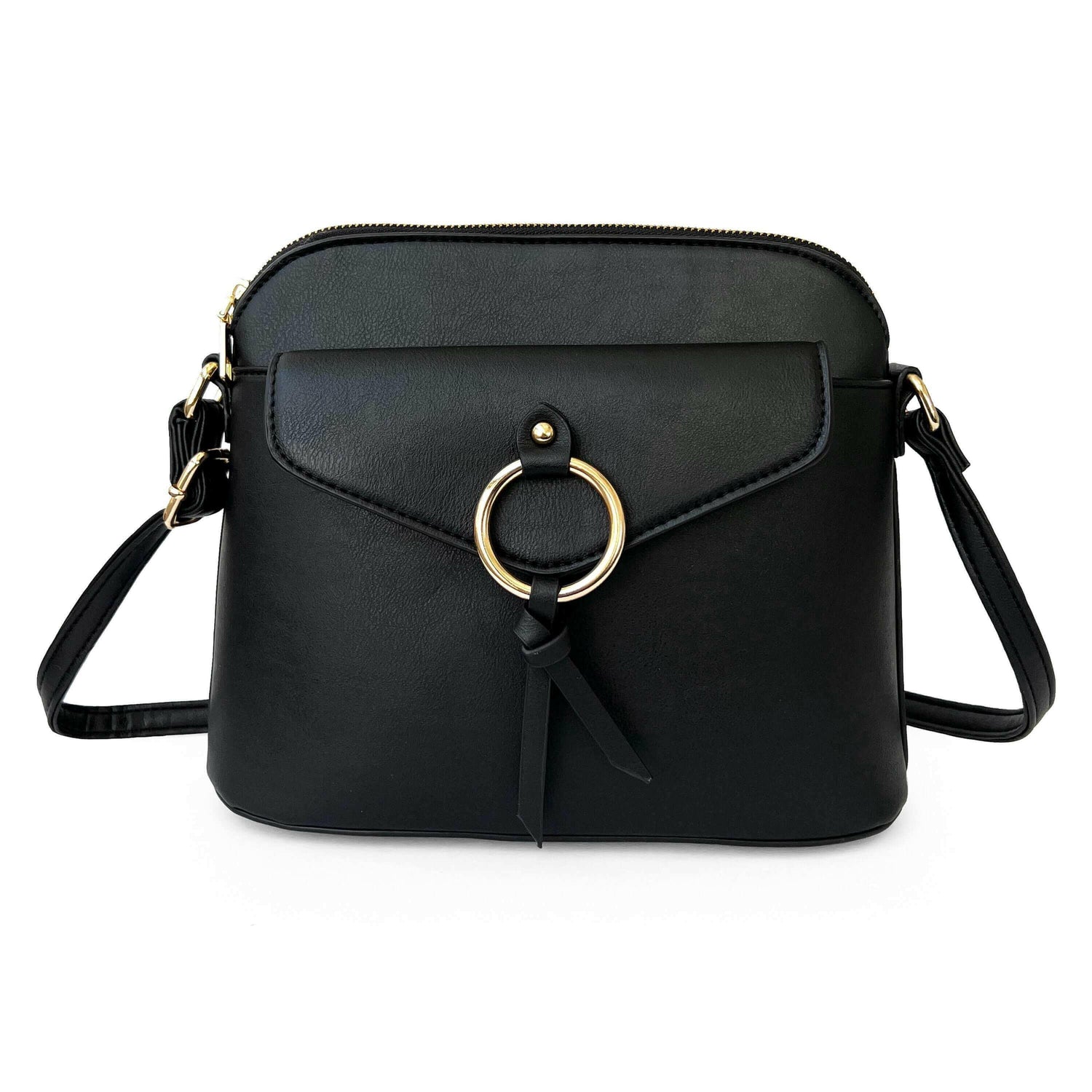 NICCI CROSSBODY WITH METAL RING