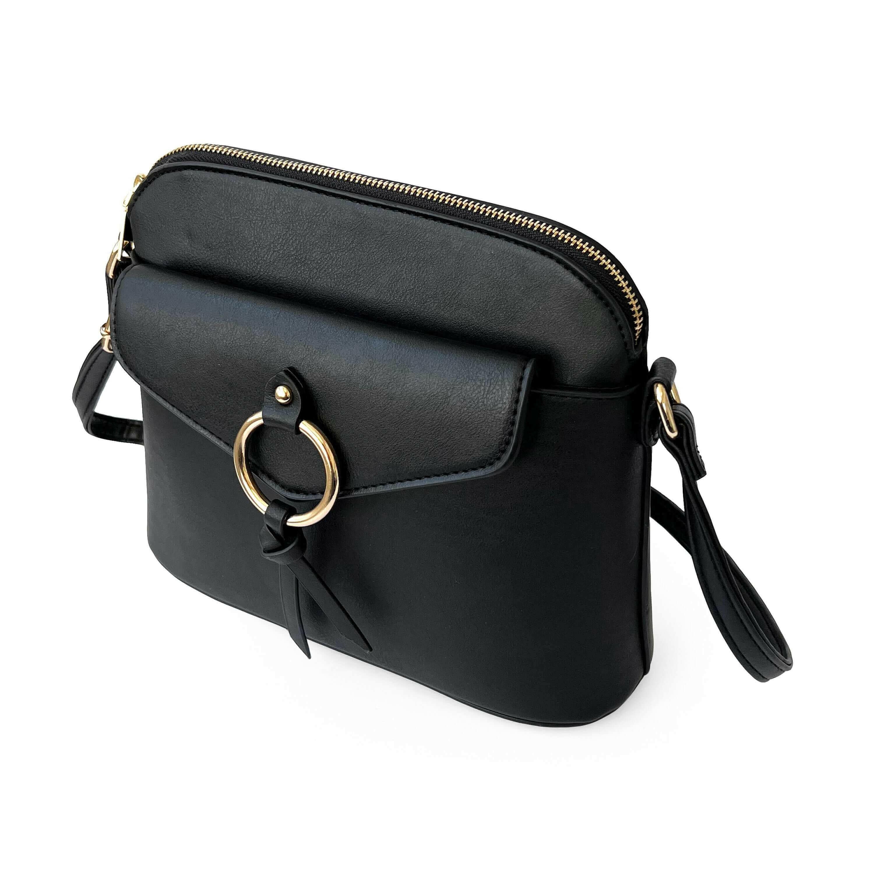 NICCI CROSSBODY WITH METAL RING