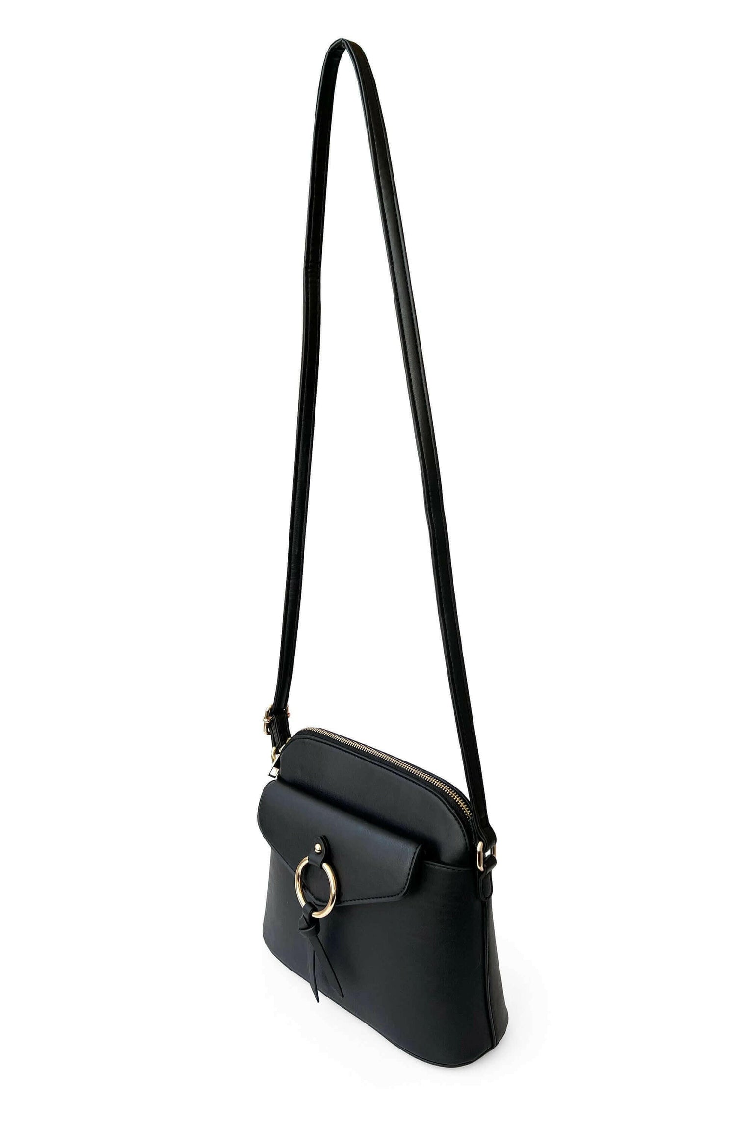 NICCI CROSSBODY WITH METAL RING