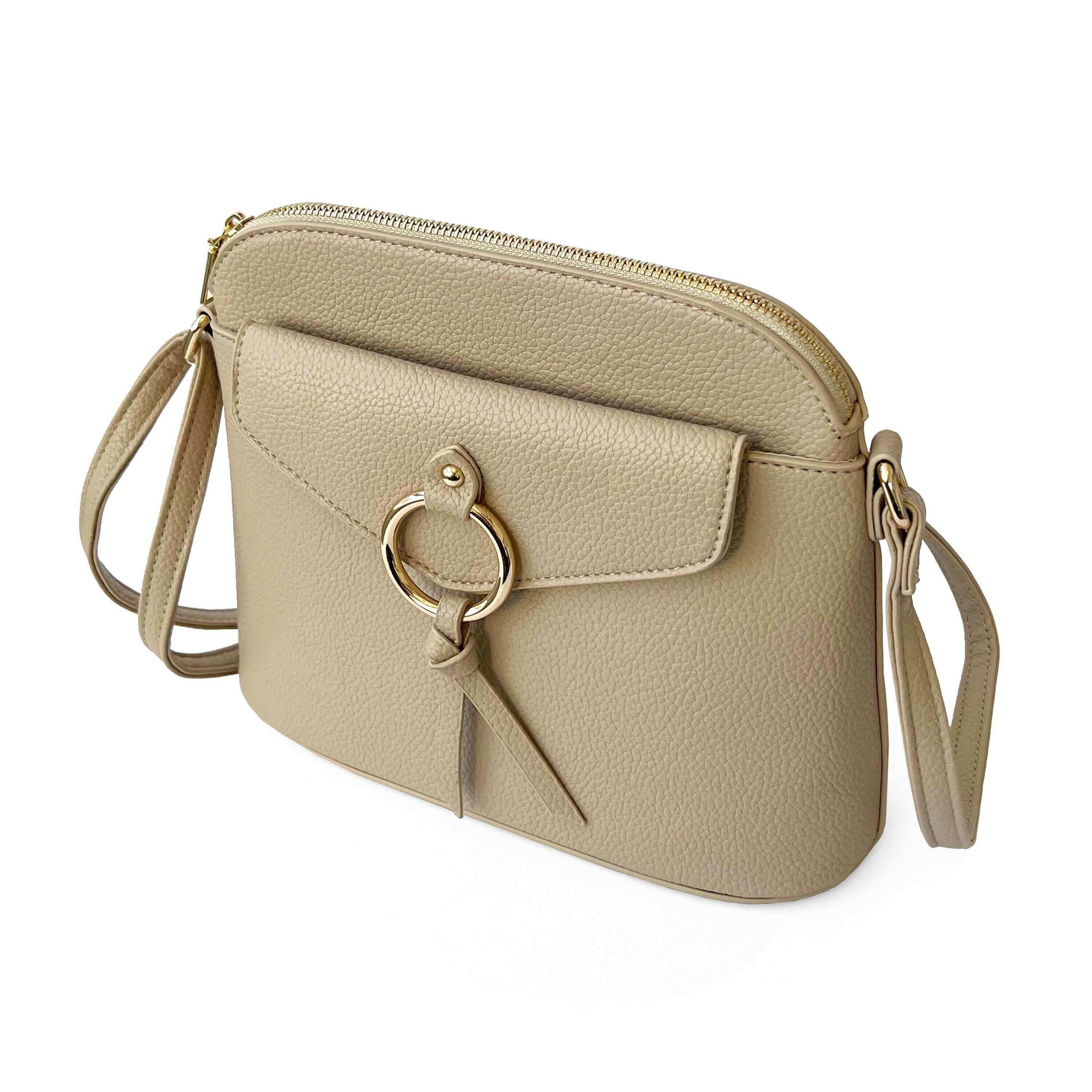 NICCI CROSSBODY WITH METAL RING