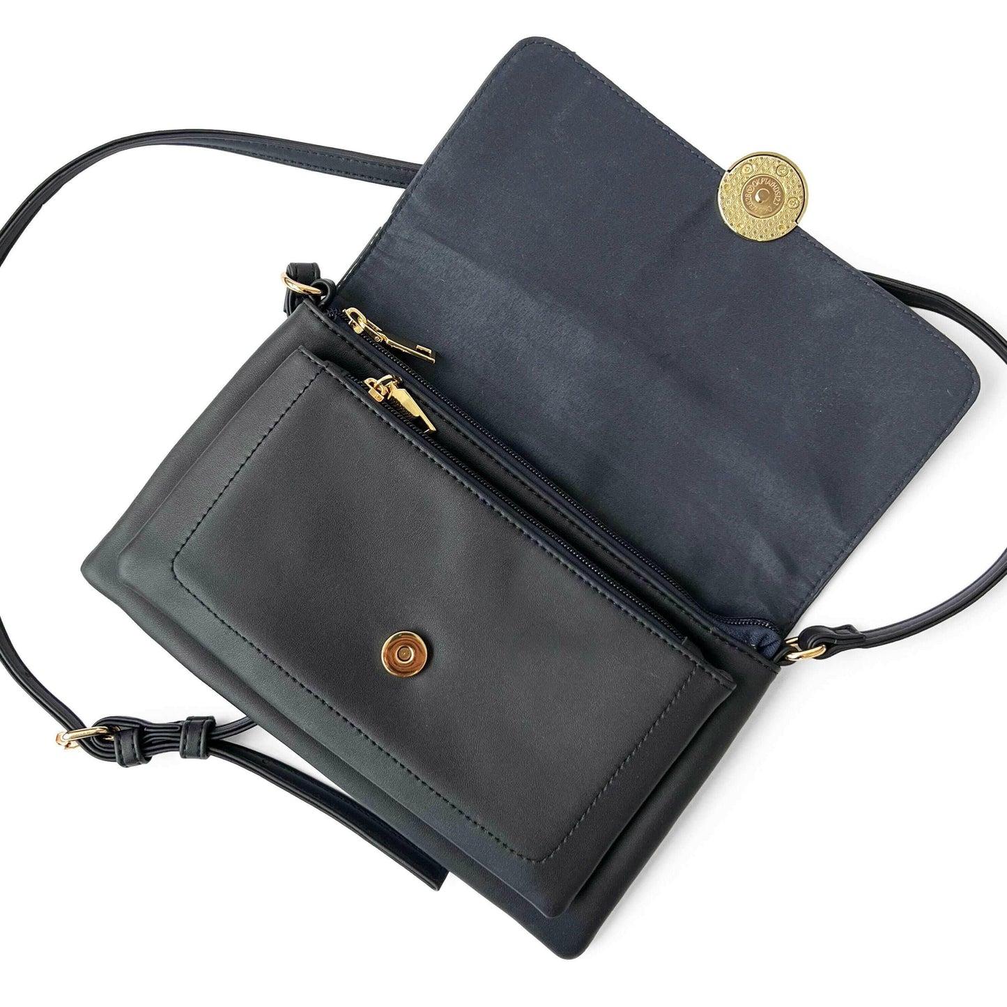 Crossbody with Round Ornament.