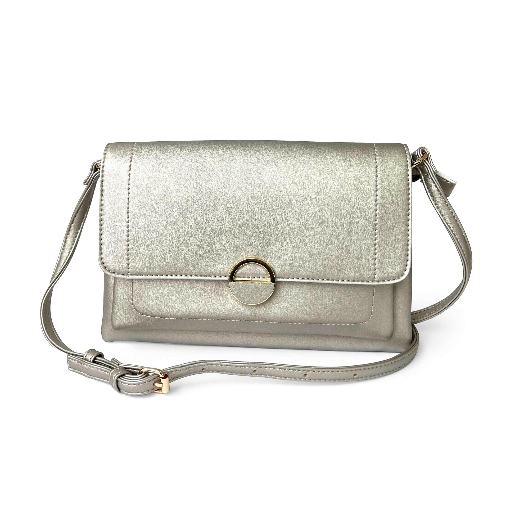 Crossbody with Round Ornament.