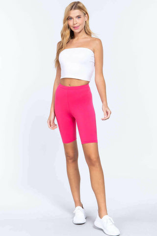 Cotton Jersey Short Leggings.