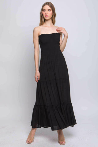 Strapless Maxi Dress.