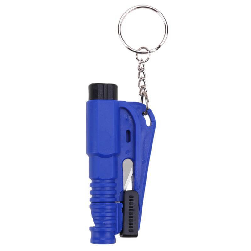 Emergency Mini Safety Hammer Auto Car Window Glass Breaker Keychain Es