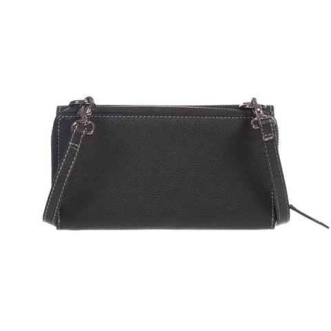 Ladies Large Full Leather Wallet on String.