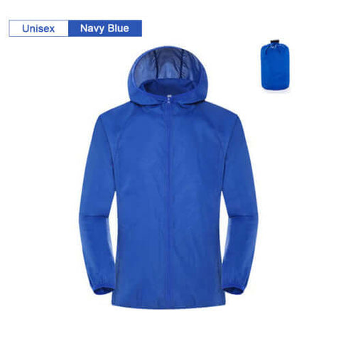 Camping Rain Jacket Men Women Waterproof Sun Protection Clothing