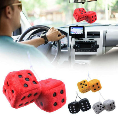 Car styling auto accessories interior Plush Dice