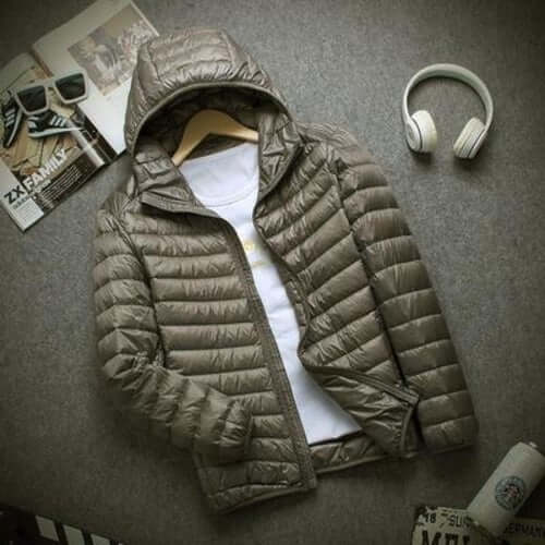 Men's Light Down Jackets, short coat