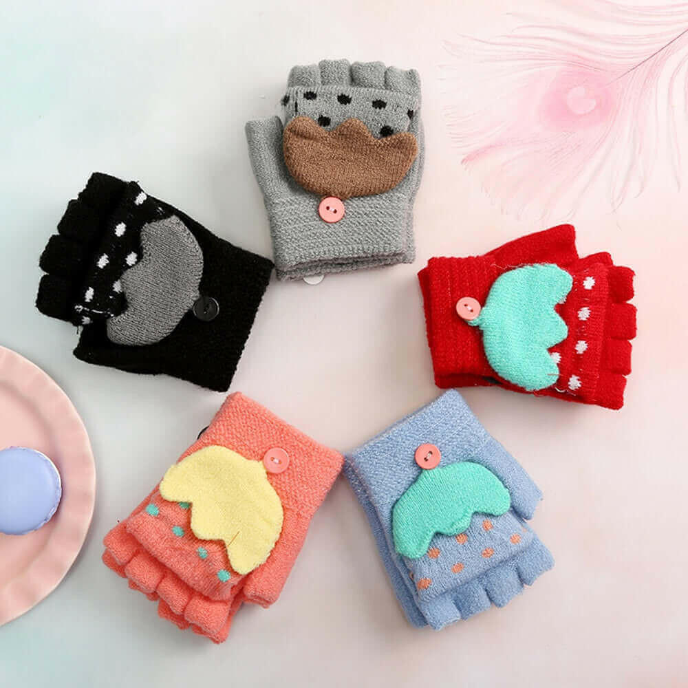 Children Baby Gloves Kids Girls Boys Winter.