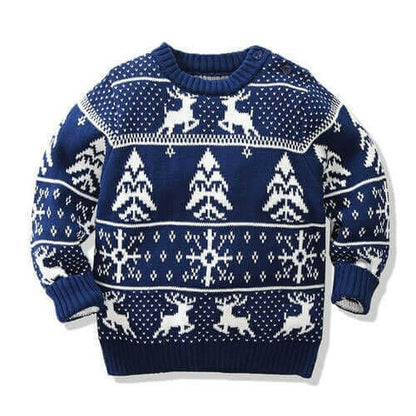 Christmas Boys Girls Sweater Autumn Winter Children Sweaters Clothing.