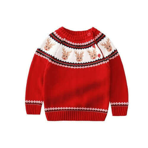 Christmas Boys Girls Sweater Autumn Winter Children Sweaters Clothing.