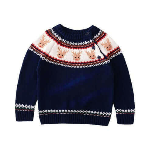 Christmas Boys Girls Sweater Autumn Winter Children Sweaters Clothing.