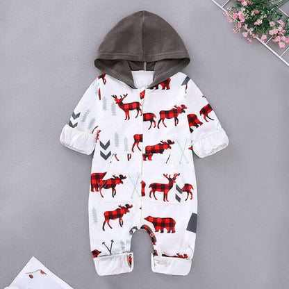 Christmas Clothes Newborn Infant Winter Jumpsuit.