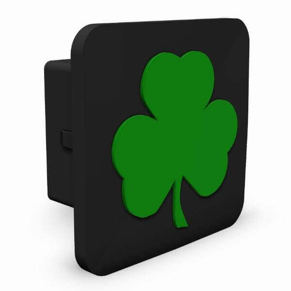 Lucky Irish Clover Hitch Plug For 2 inch Receiver