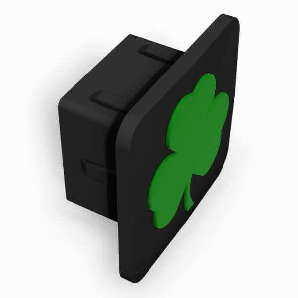 Lucky Irish Clover Hitch Plug For 2 inch Receiver.