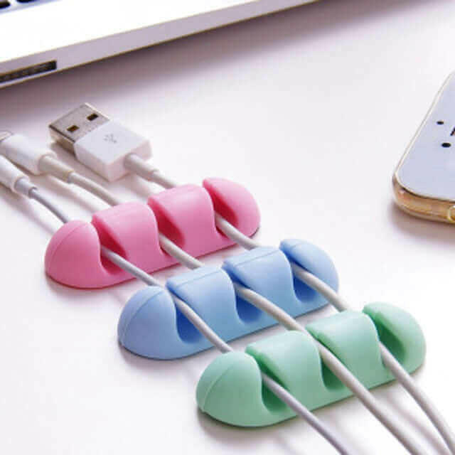 Cute 2 Pcs Headphone Headset Wire Wrap Cord Winder