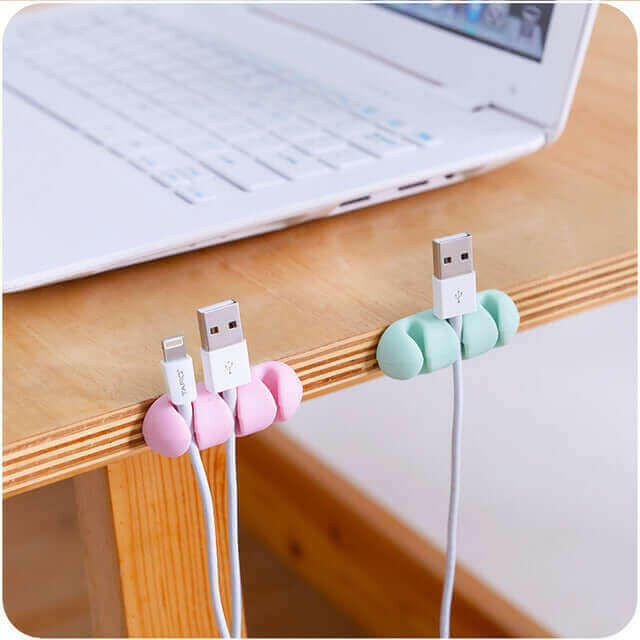 Cute 2 Pcs Headphone Headset Wire Wrap Cord Winder.