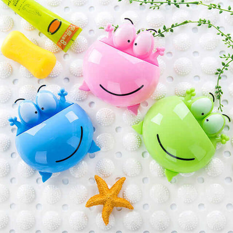 Cute Cartoon Home Bathroom Toothbrush Holder Wall