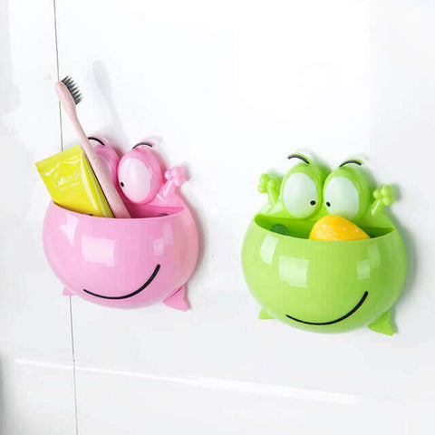 Cute Cartoon Home Bathroom Toothbrush Holder Wall.