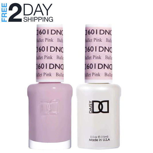 DND Gel Nail Polish & Nail Lacquer Set Soak Off Duo Set - #601 Ballet