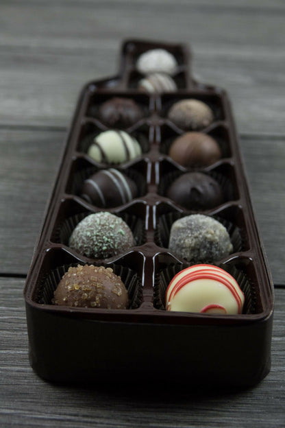 Wine Truffle Box Assortment.