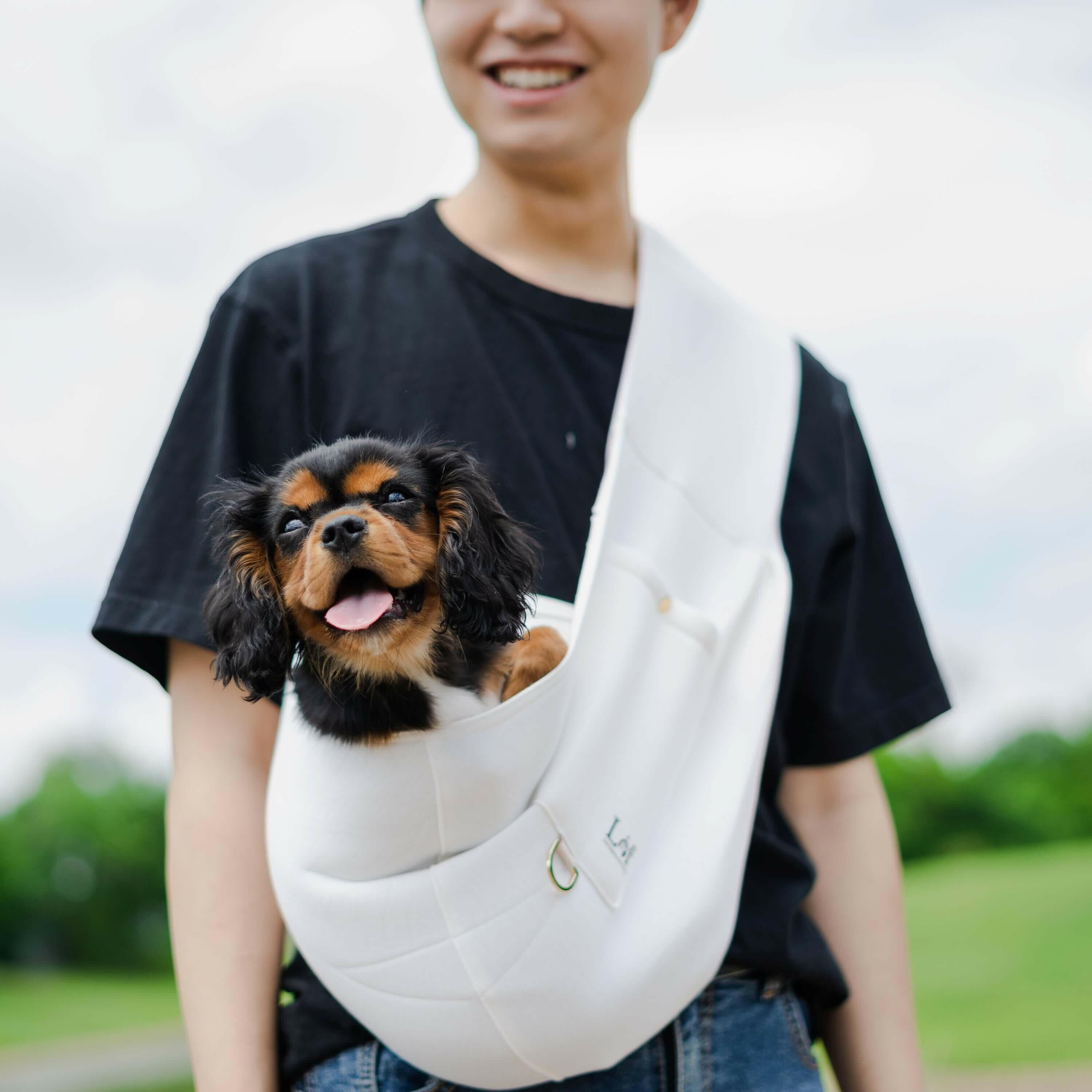 Lof Comfortable Pet Sling Carrier For Small Dogs Travel Safe For Dogs.