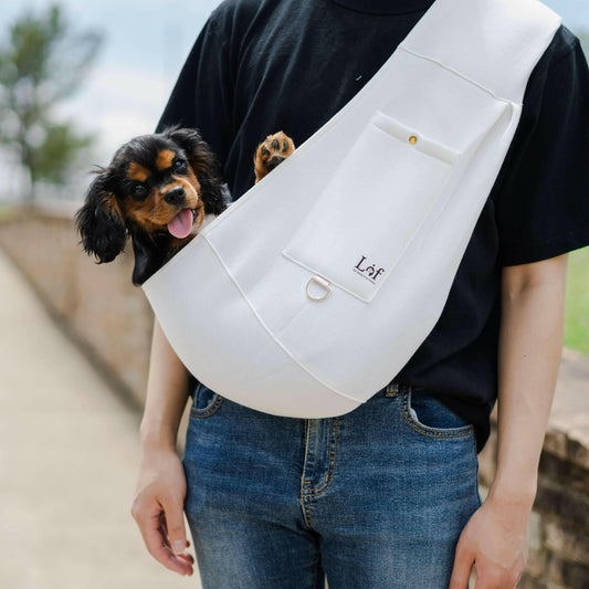 Lof Comfortable Pet Sling Carrier For Small Dogs Travel Safe For Dogs.